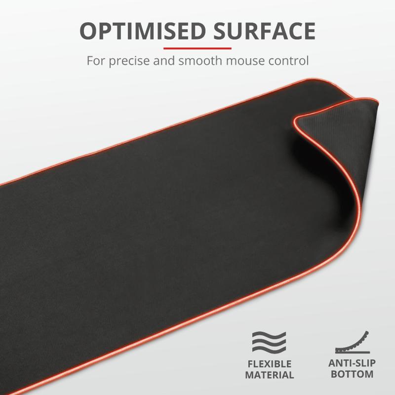 Mouse Pad Gaming Trust GXT 764 GlideFlex cu LED RGB, 930x300mm - imagine 3