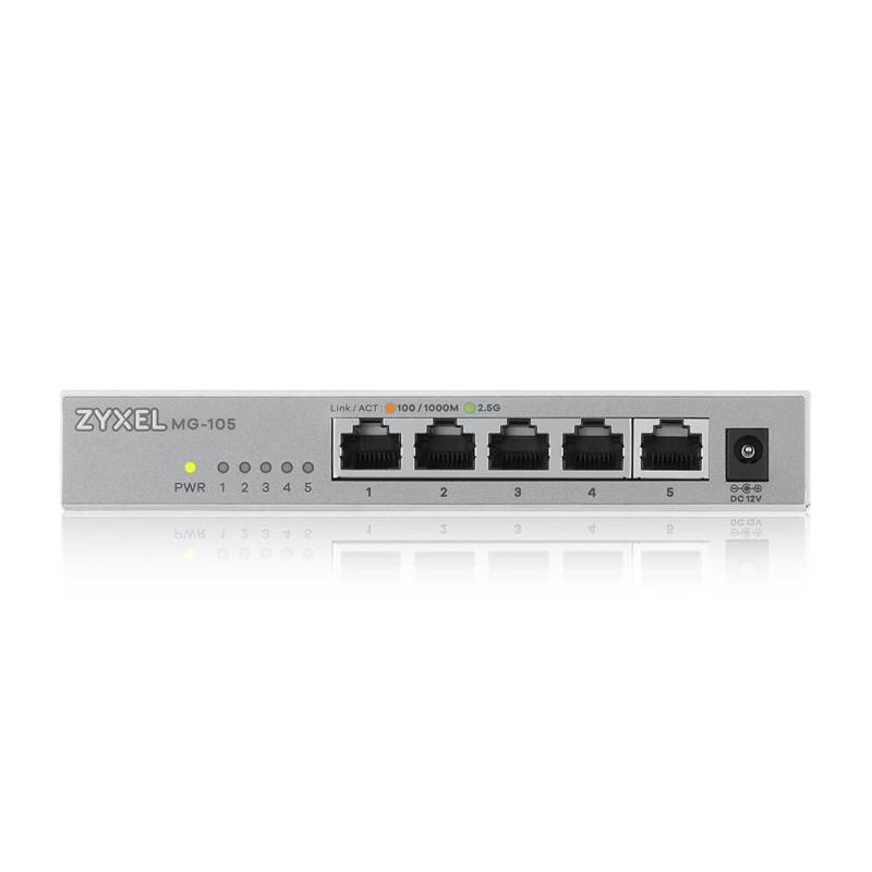Switch Zyxel XMG-105 5x 2.5G + SFP+ MultiGig Desktop