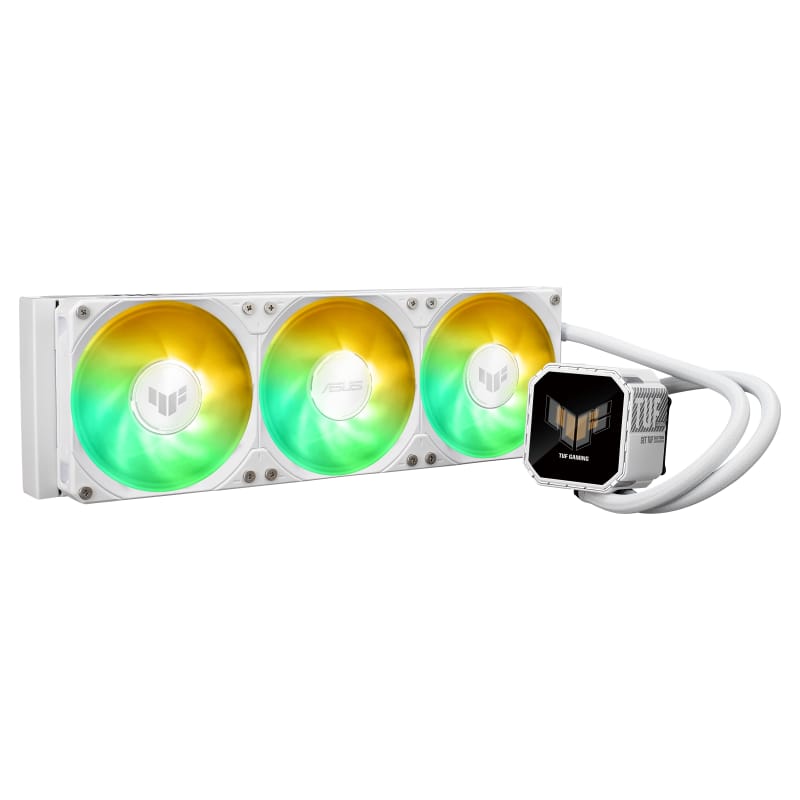 Cooler Procesor ASUS TUF Gaming LC III 360 ARGB LCD Alb - imagine 2