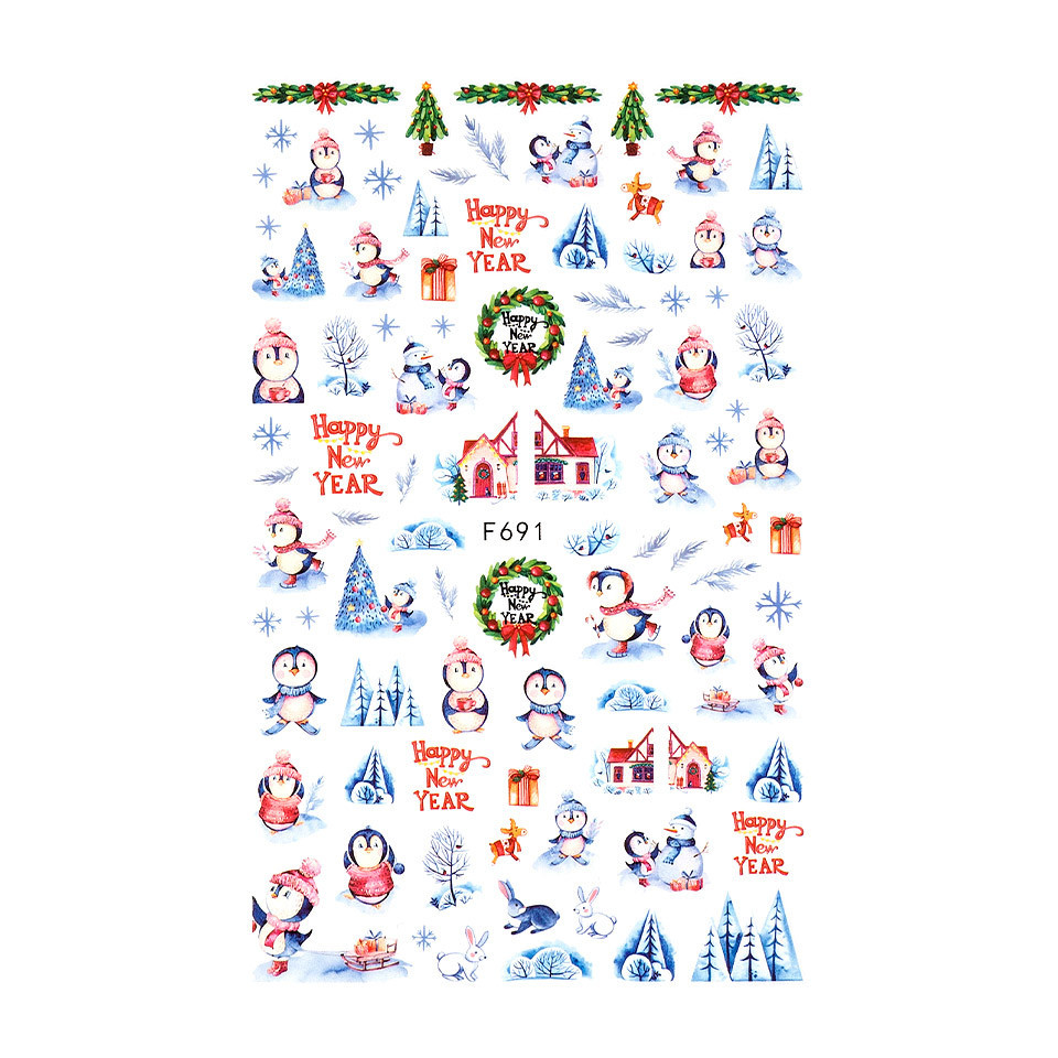 Abtibild Unghii SensoPRO Milano Winter Hunt F691