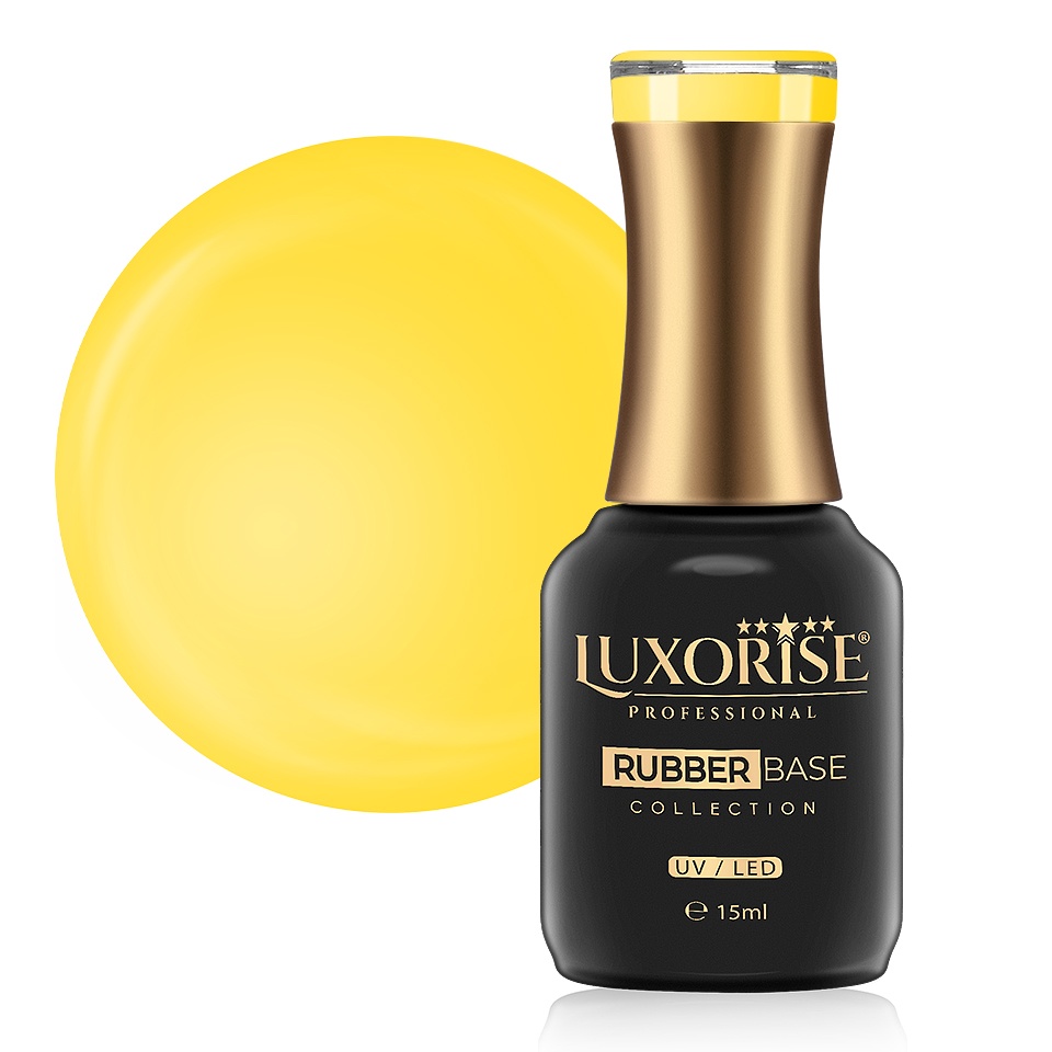 Luxorise Rubber Base Rich Daisy 15ml | Nivelare și Rezistență