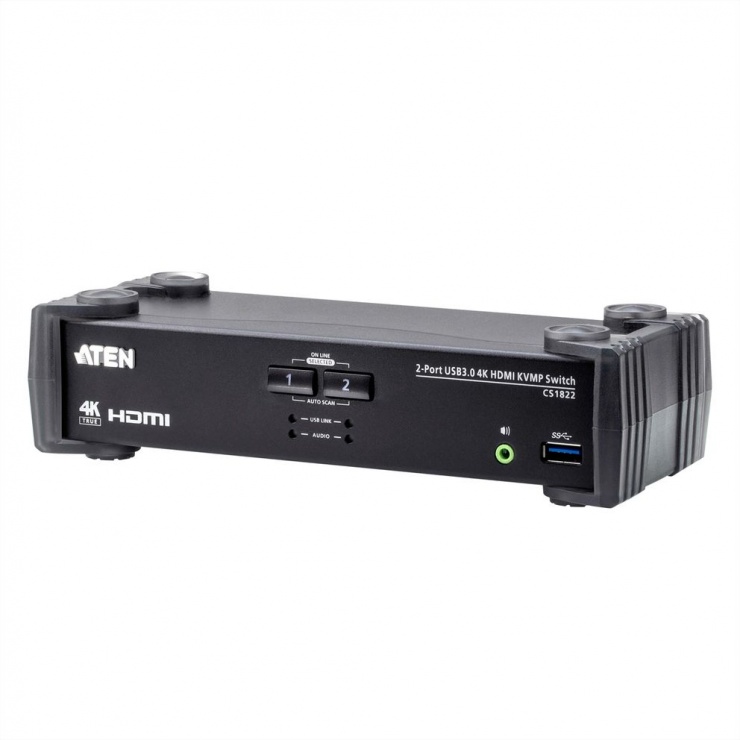 ATEN CS1822 Switch KVMP HDMI 4K, USB 3.0
