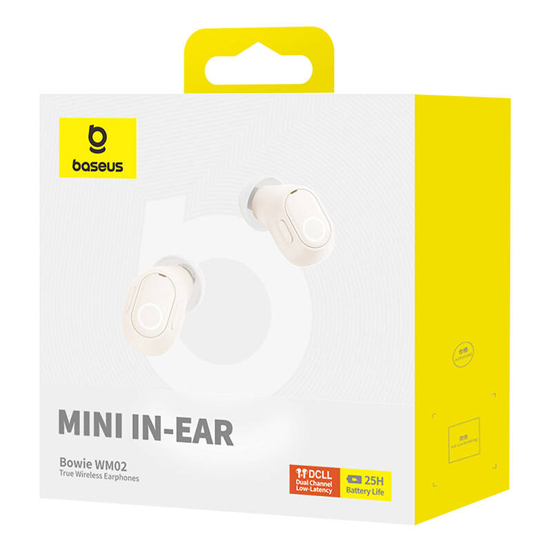 Căști Wireless Baseus Bowie WM02 TWS Alb - Bluetooth 5.3 - imagine 8