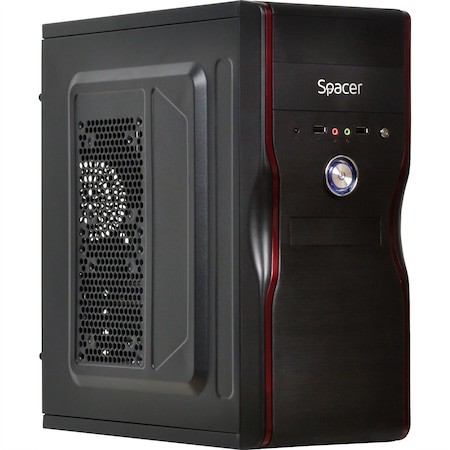Carcasa Gaming Spacer New Mercury ATX cu Sursa 500W - imagine 1