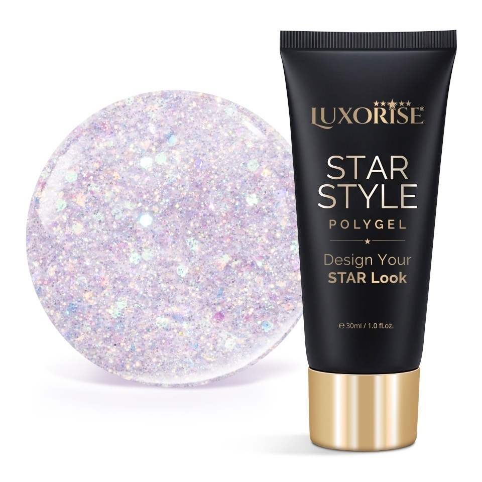 Polygel LUXORISE STAR STYLE - STAR VIBE Collection, Holo Star, 30ml
