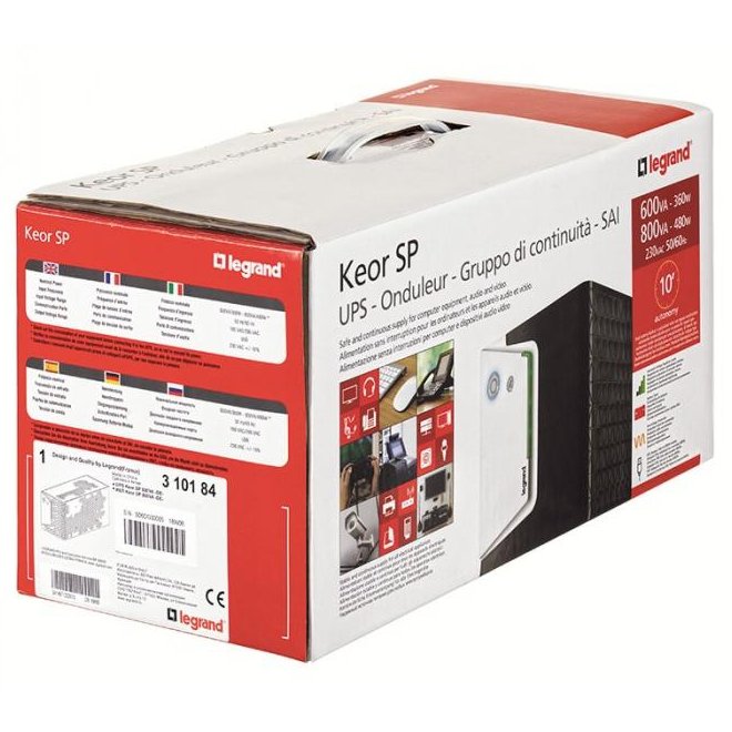 UPS Legrand KEOR SP 1000VA, 600W, AVR