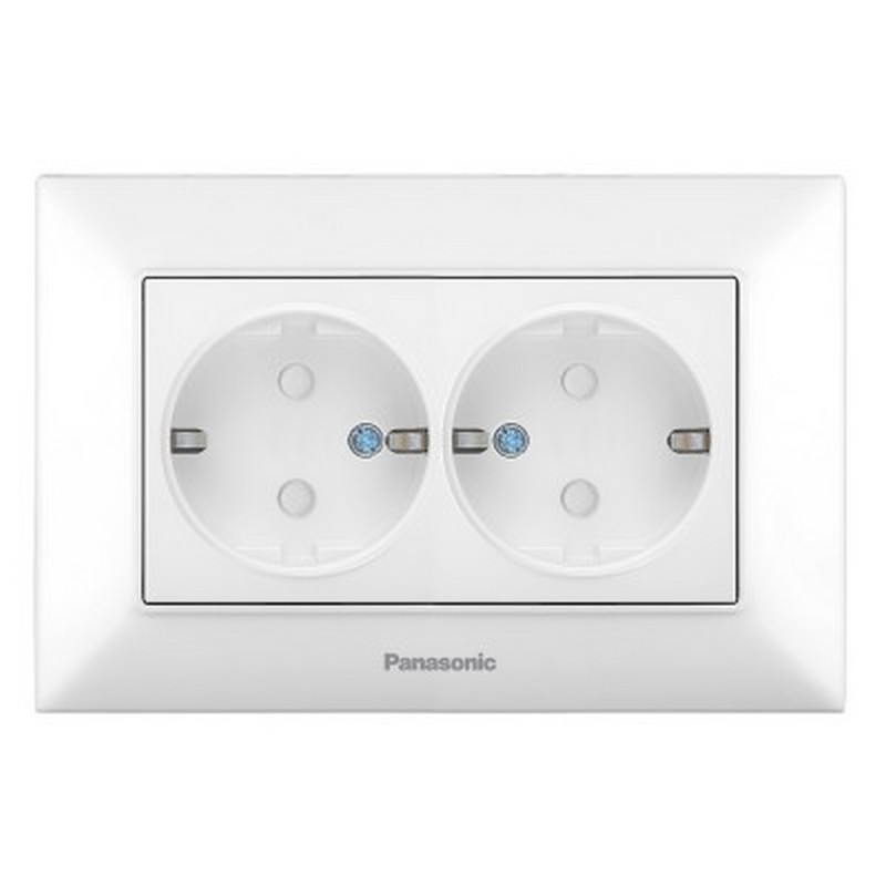 Priza Dubla Panasonic cu Protectie Copil