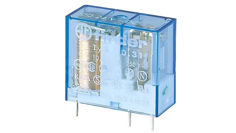 Releu DPDT Finder 40.52 8A 24VDC - Montare Rapidă
