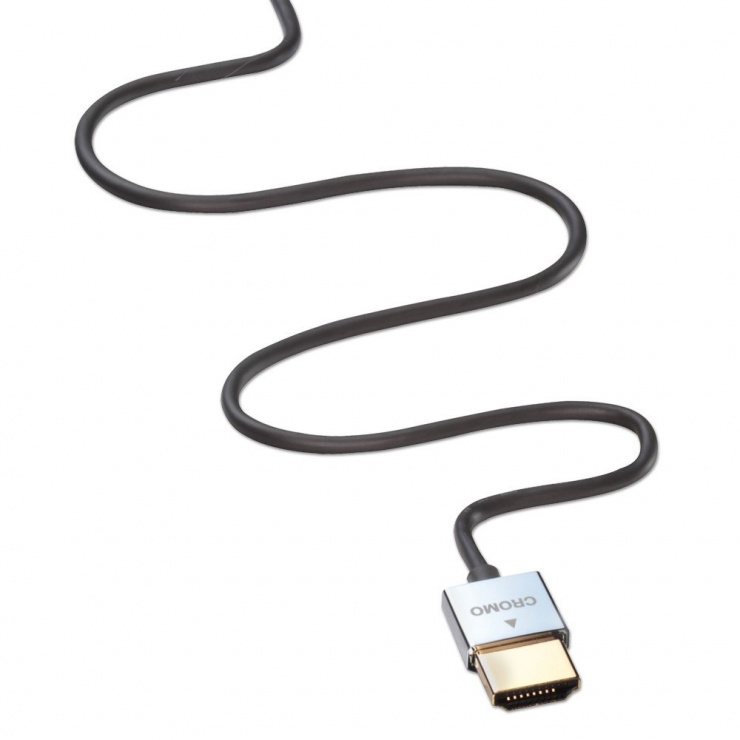 Cablu HDMI Micro Slim Lindy 4K, 1m, Premium