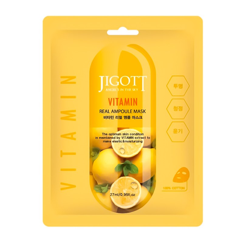 Mască Vitamin Real Ampoule Jigott - Antioxidantă 27ml