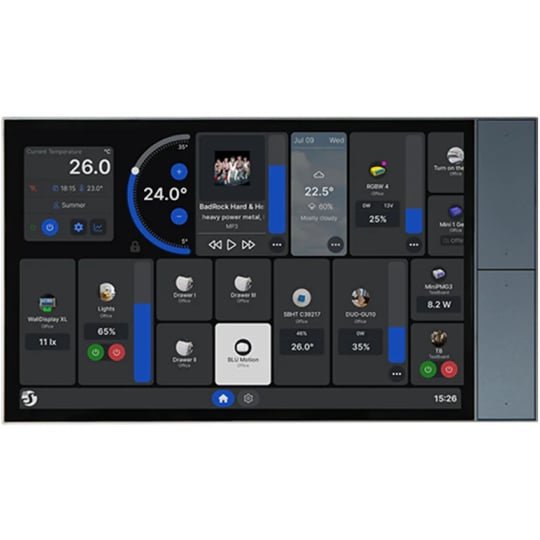 Shelly Wall Display XL Silver, Panou Smart 10.1"