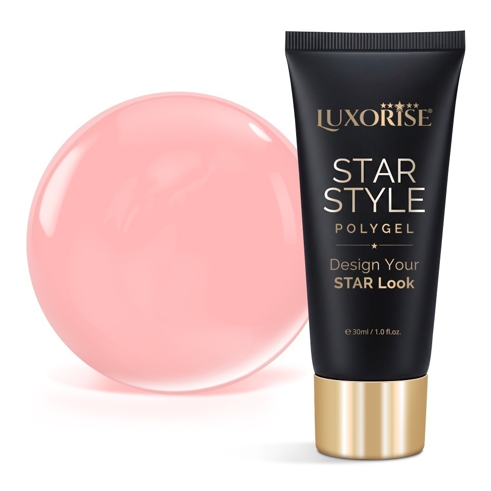 Polygel LUXORISE STAR STYLE - STAR ICON Collection, Coral Pink, 30ml