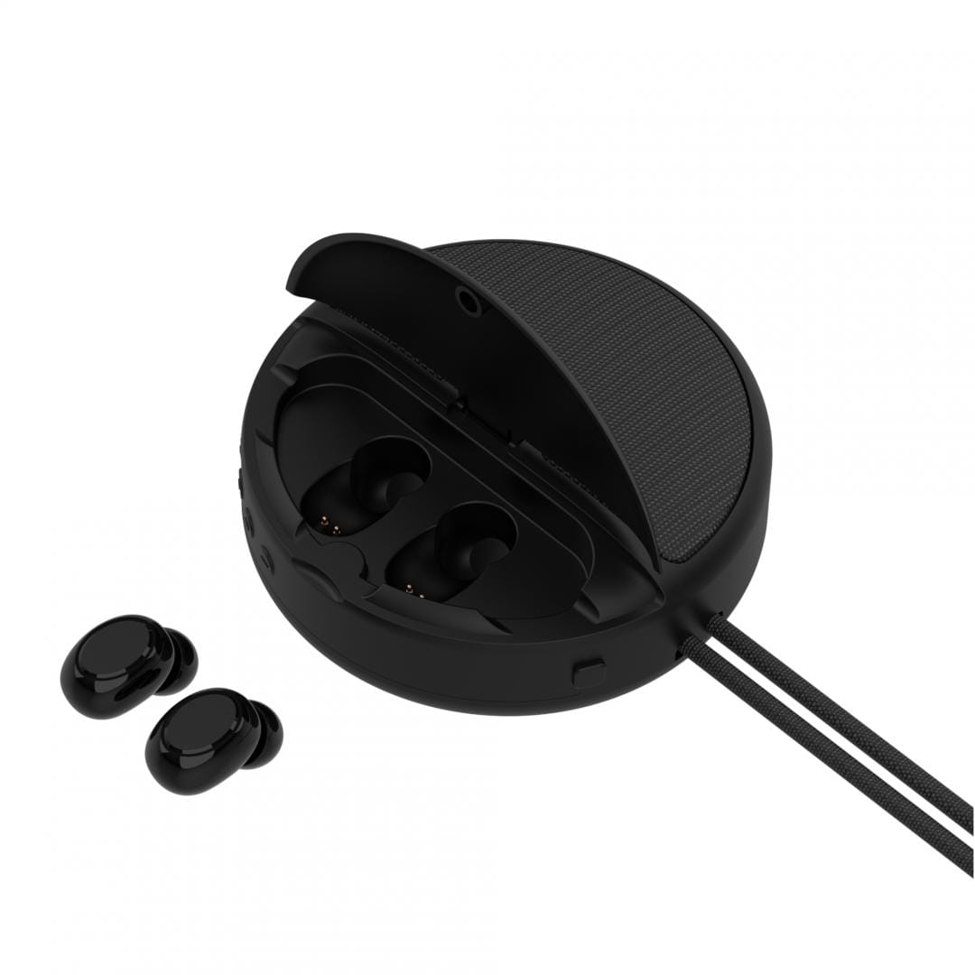 Casti Wireless Akai BTE-J500BT Bluetooth 5.4, 48h Baterie, Negru - imagine 4