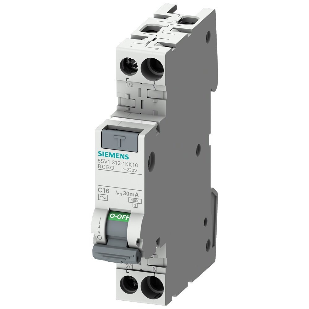 RCBO Siemens 5SV1313-1KK16 16A 30mA protectie diferentiala