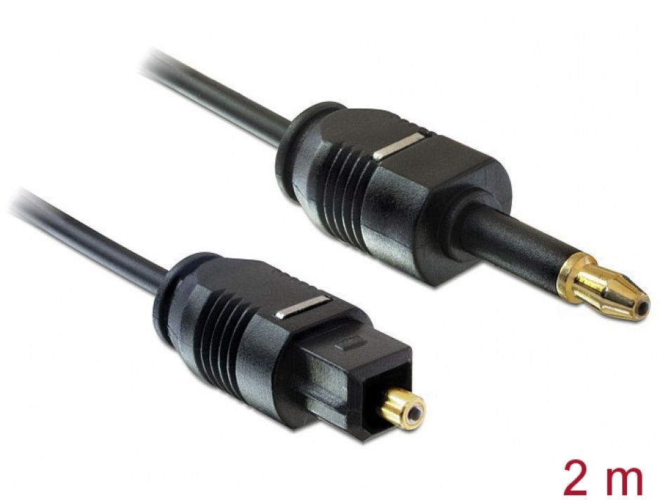 Cablu optic Toslink T-T 2M Delock 82876