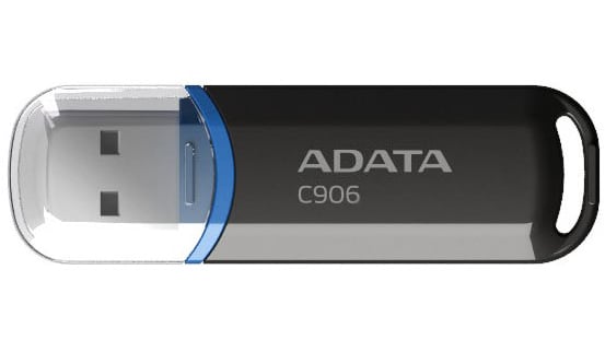 Stick memorie USB 32GB ADATA C906, AC906-32G-RWH, USB 2.0, capac atasat, negru