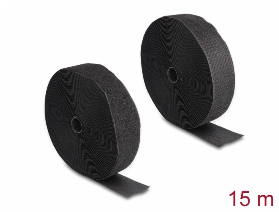 Rola Velcro Heavy-duty 15m x 50mm Delock 20854