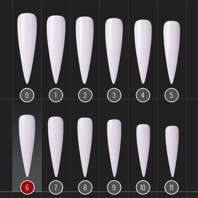 Tipsuri Nail Art Nr. 6 - Nailshop | Set 10 Bucăți