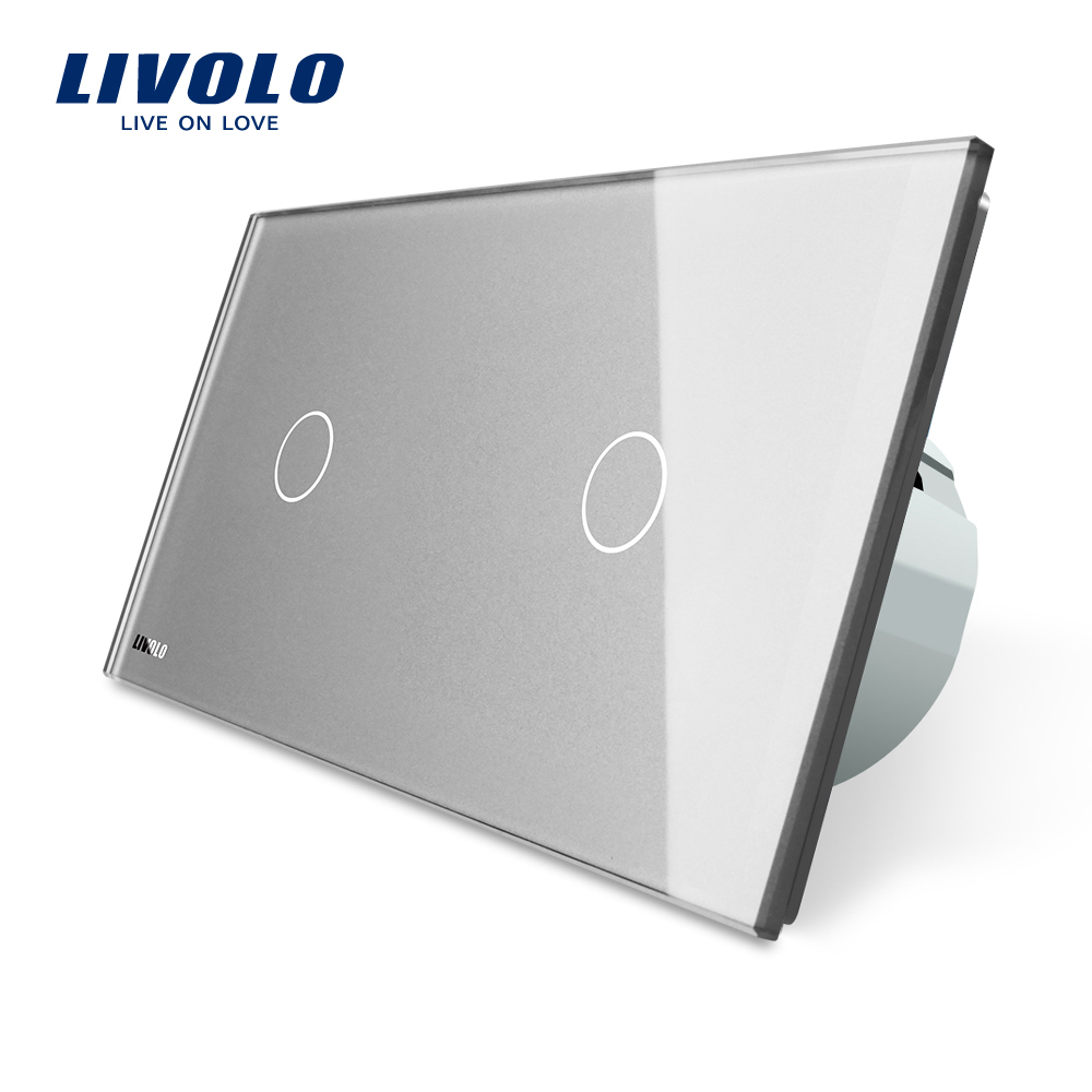 Intrerupator Touch Livolo Sticla, 2 Butoane - imagine 19