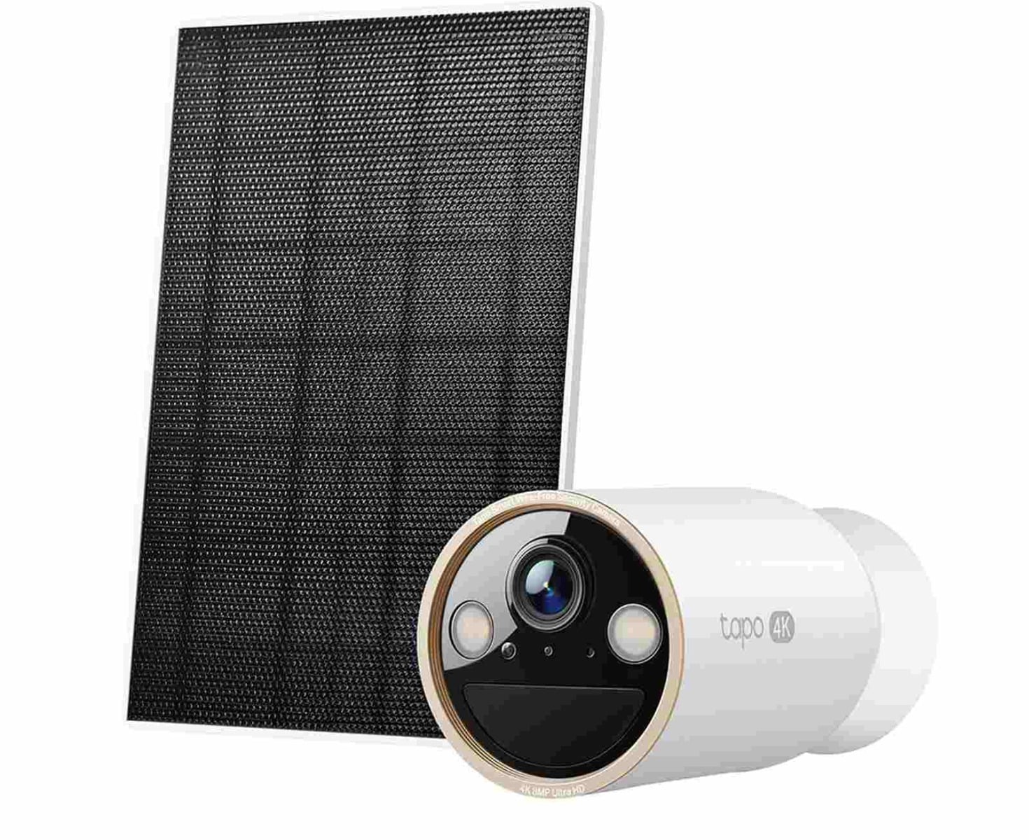 Camera supraveghere Wi-Fi cu panou solar Tapo C460 KIT, 8MP 4K, Starlight, zoom digital 18x, baterie, alarma, IP66