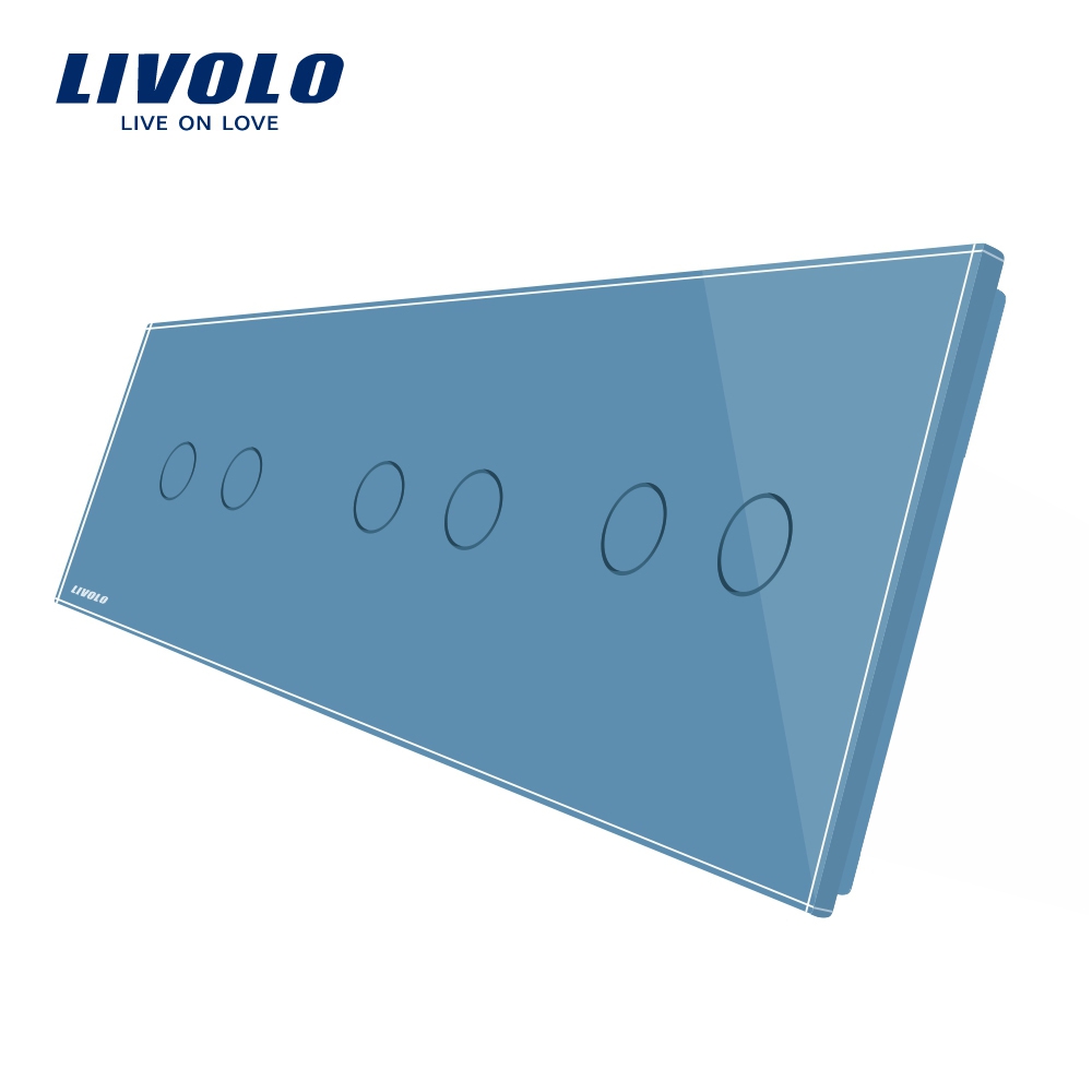 Panou Touch Livolo Sticlă, 3 Comenzi, LED - imagine 12