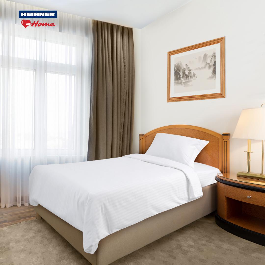 Lenjerie de Pat Single Damasc Stil Hotel | Generic - imagine 1