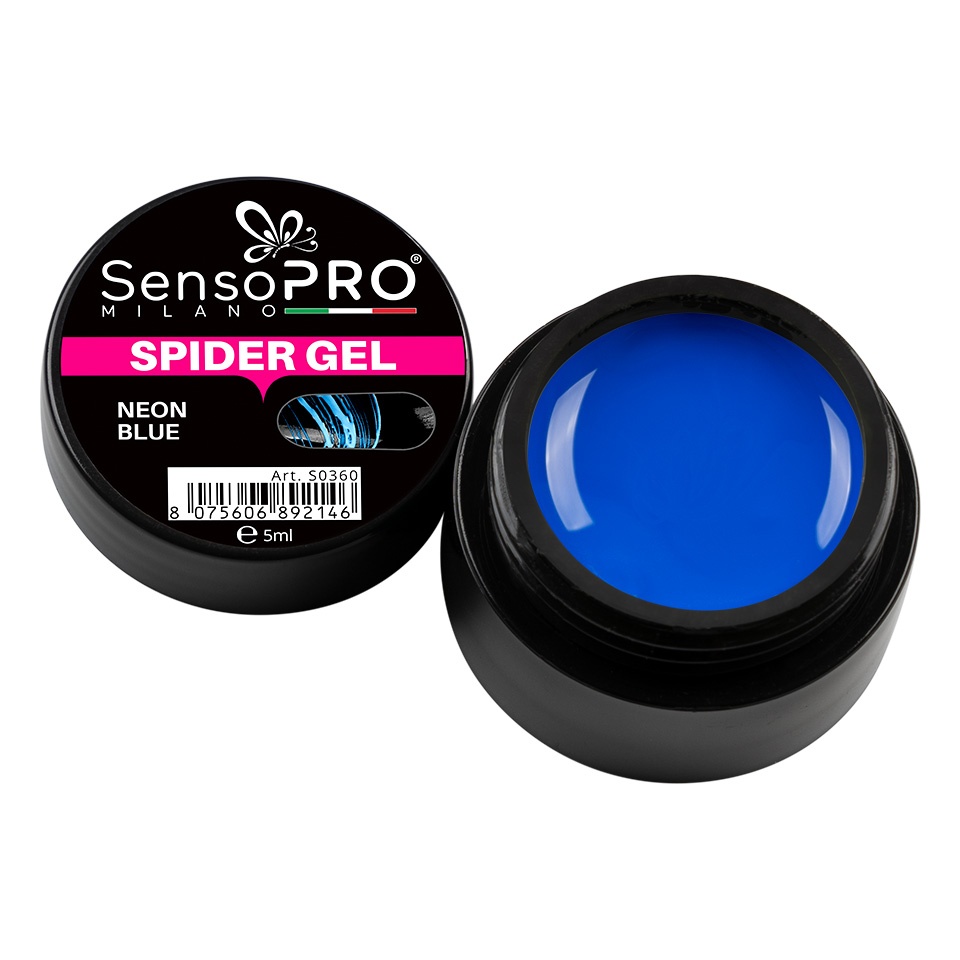 Spider Gel SensoPRO Neon Blue 5 ml