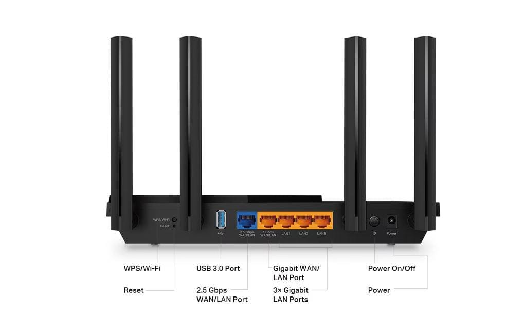 Router TP-Link Archer AX55 Pro AX3000 - Dual Band WiFi 6 - imagine 4