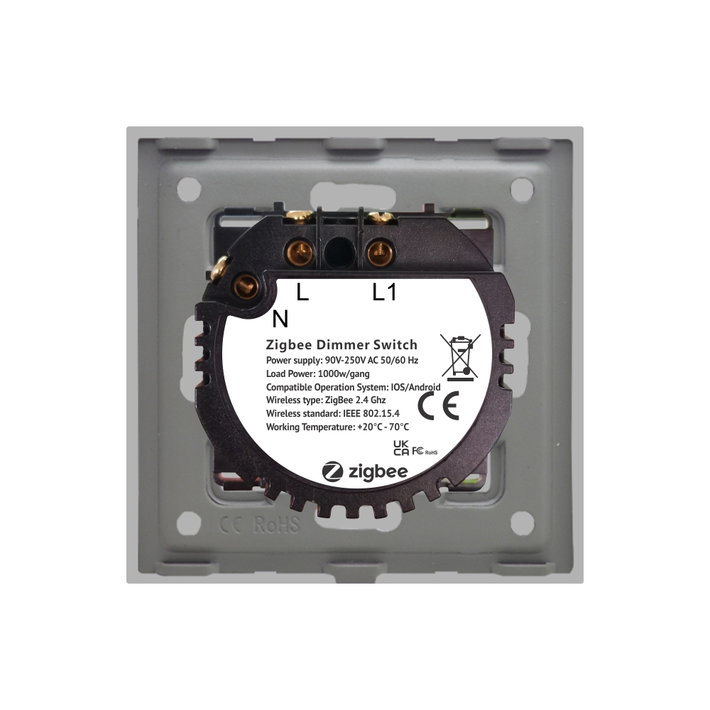 Intrerupator Touch LUXION cu Variator Zigbee - imagine 16