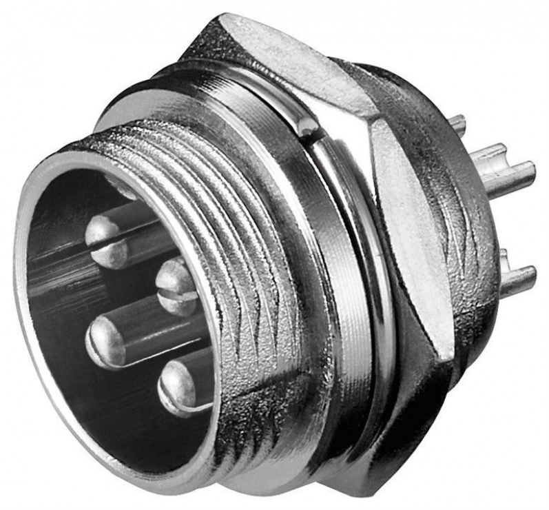 Conector XLR 4 Pini Panel Goobay
