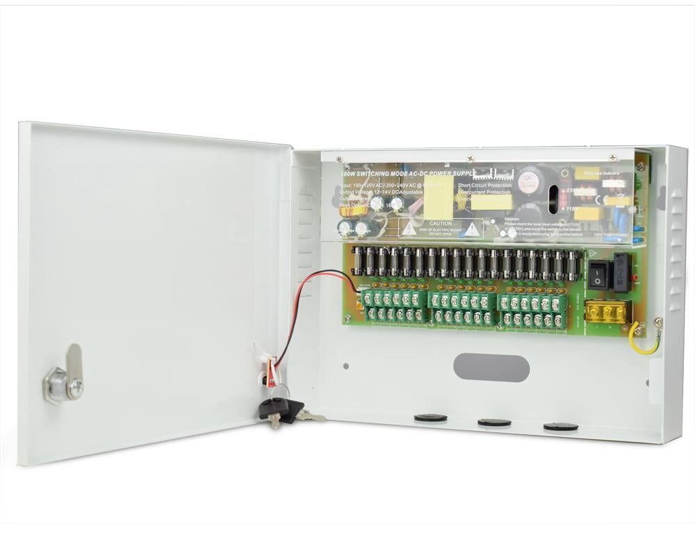 Sursa 12V 15A Atu tech cu 18 Iesiri Protejate