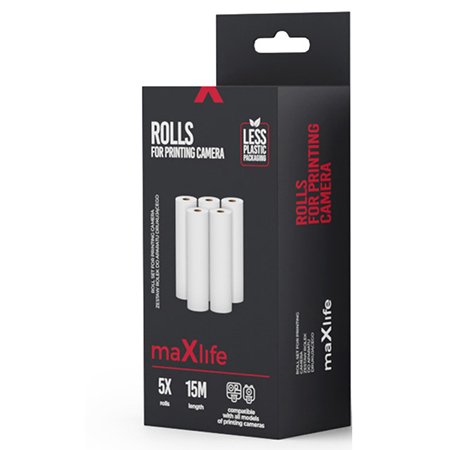 Set 5 role imprimanta termica Maxlife OEM0200618