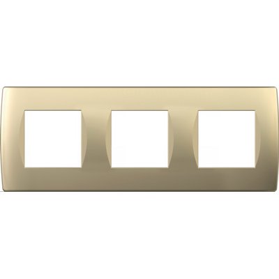 Rama Modulară 3x2M Aur, TEM Modul Soft IP20