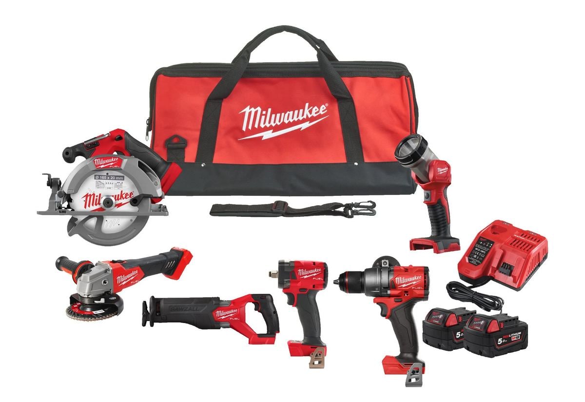 Set Milwaukee M18 FPP6H3-502B - 6 Unelte Profesionale