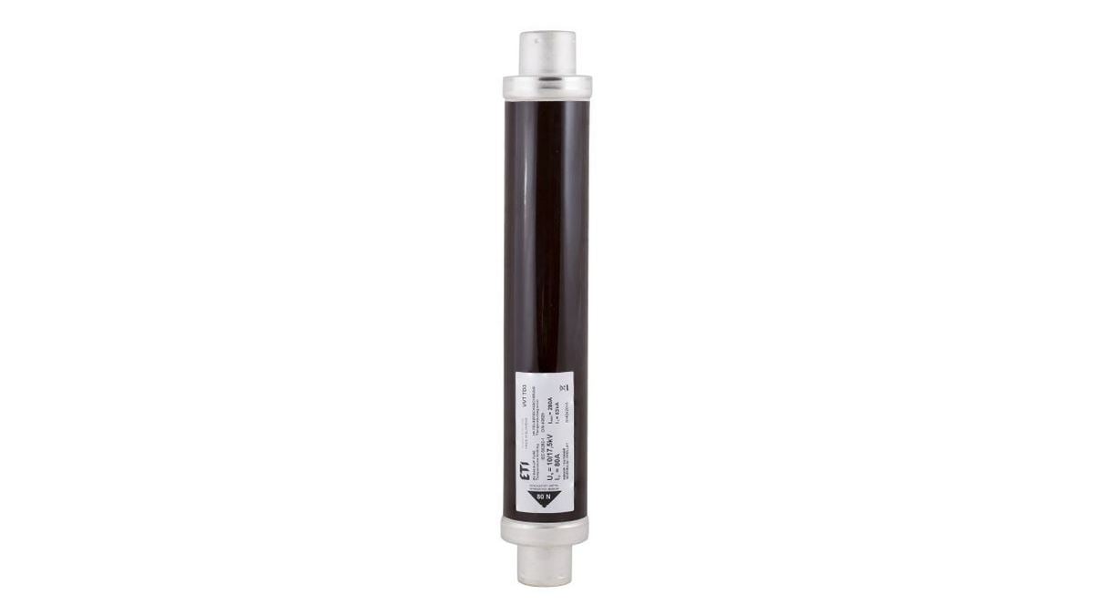 Element fuzibil pentru siguranta ETI VVT-D3 17.5kV/80A, 17.5kV, 80A, 63kA, 130W, percutor 80N Thermo striker