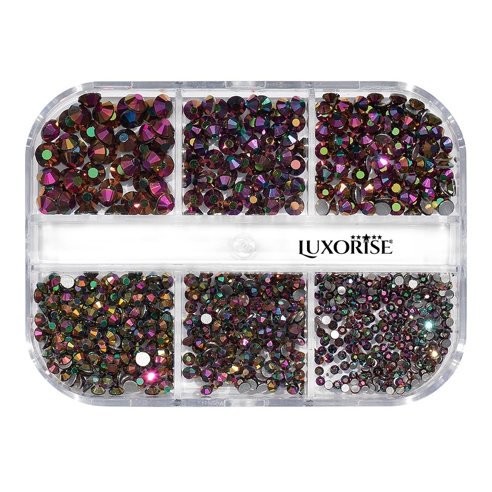 Strasuri Unghii LUXORISE Magic Box - 6 Modele - imagine 2