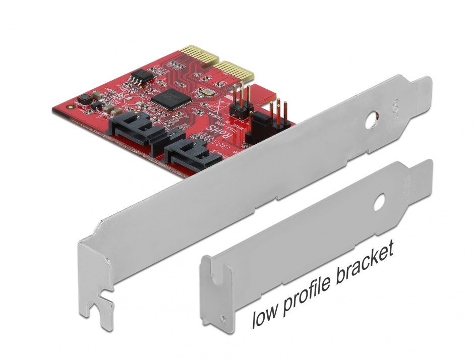 Placă PCI Express 2x SATA III RAID 1 Delock