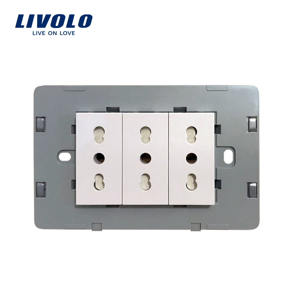 Modul Priză Triplă LIVOLO Italiană