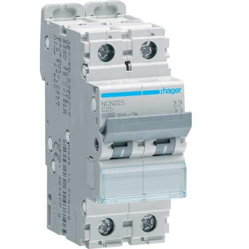 Siguranta Hager NCN225 2P 25A | Protectie Sigura