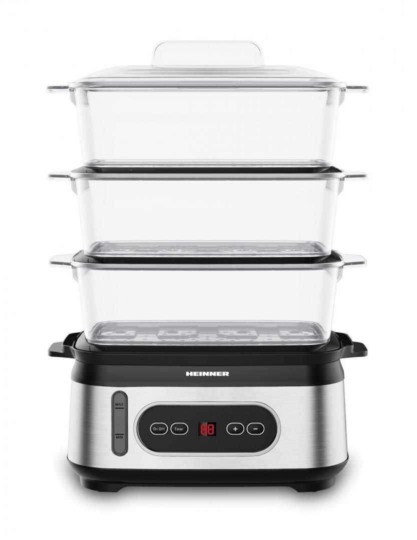 Steamer Heinner OneSteam 9L - Gătire Sănătoasă cu Aburi - imagine 2