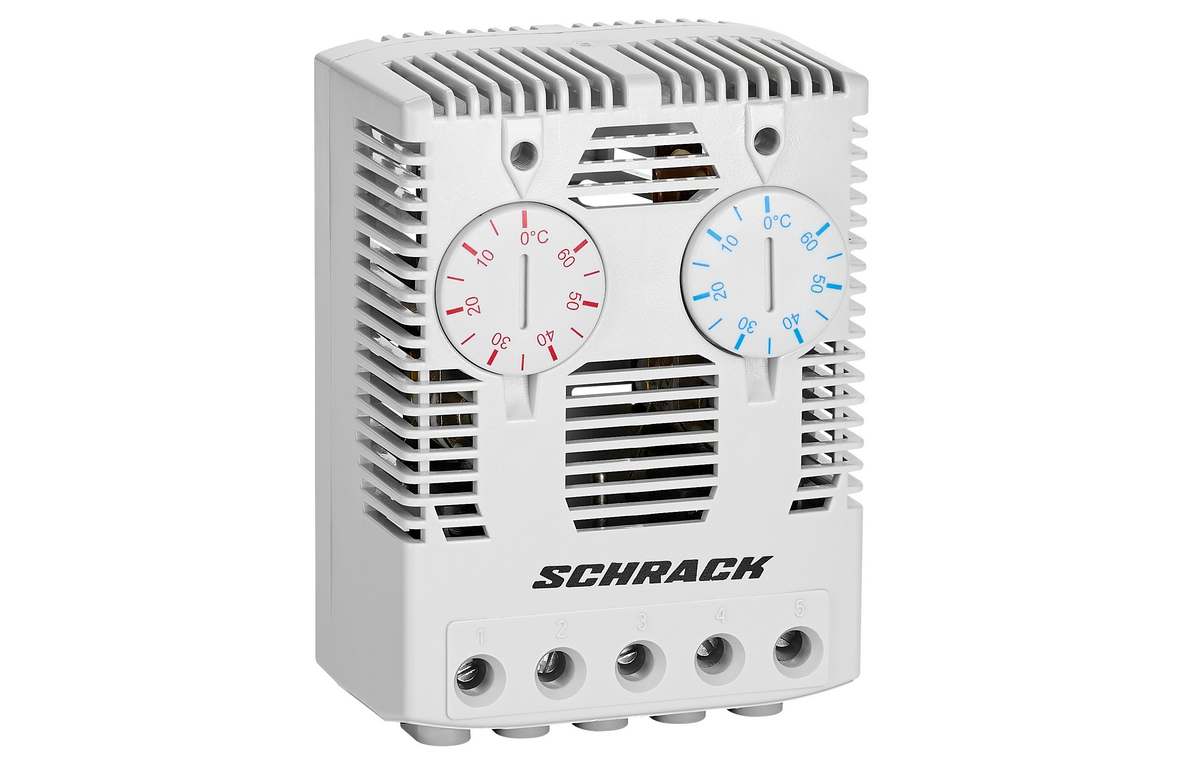 Termostat dublu Schrack IUK08563 - control temperatură