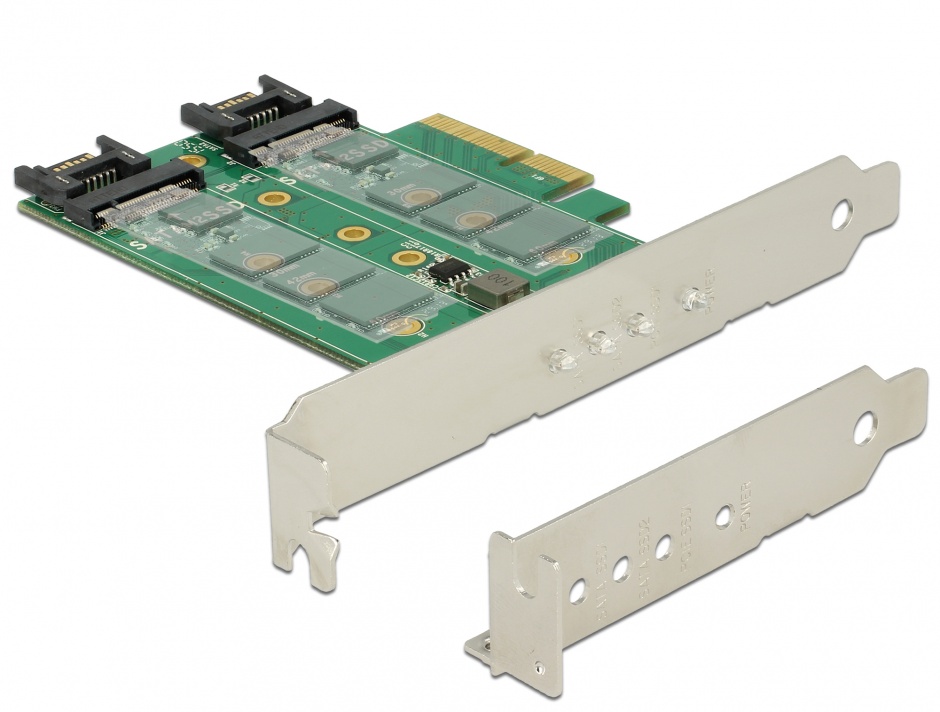 Placă PCI Express la 3x Slot M.2 Delock