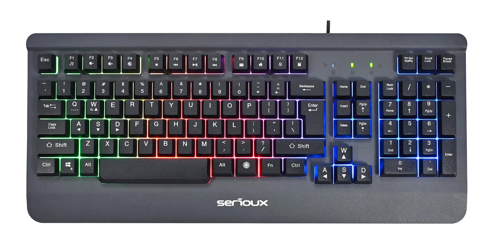 Kit Gaming Serioux Kayel 4 in 1 - Tastatura, Mouse, Casti, Mousepad - imagine 4