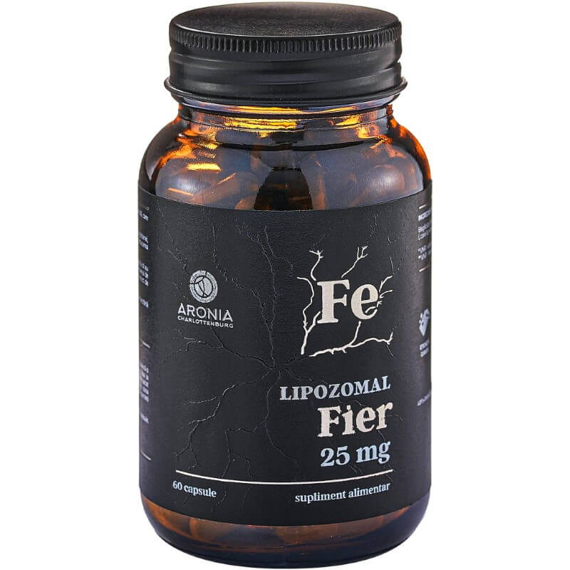 Fier Lipozomal 25mg Aronia | Absorbție 99%