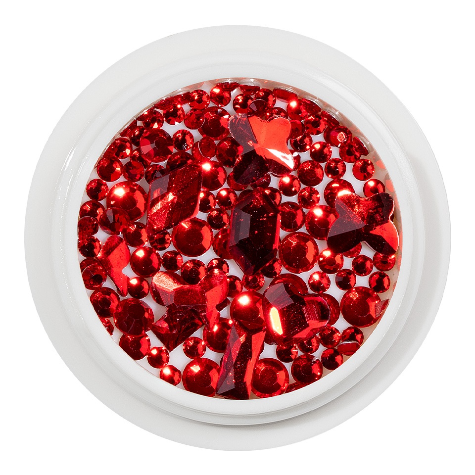 Cristale Unghii LUXORISE Rubin Red pentru Manichiura Spectaculoasa