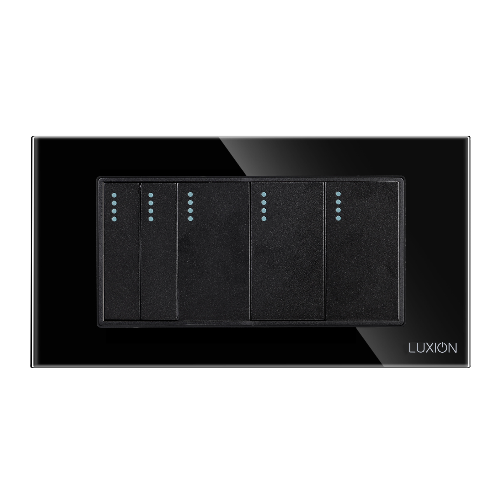 Întrerupător 5 posturi LUXION sticlă 4M - imagine 6