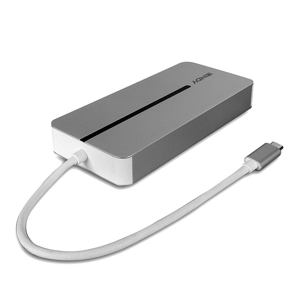 Lindy DST-Mx Duo Mini Docking Station USB-C, Dual 4K, 100W PD - imagine 3