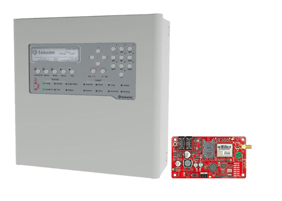 Centrala incendiu adresabila Teknim 72 zone 4G