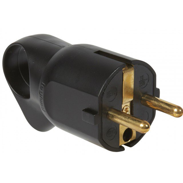 Stecher Legrand 16A, Inel Negru, Siguranță