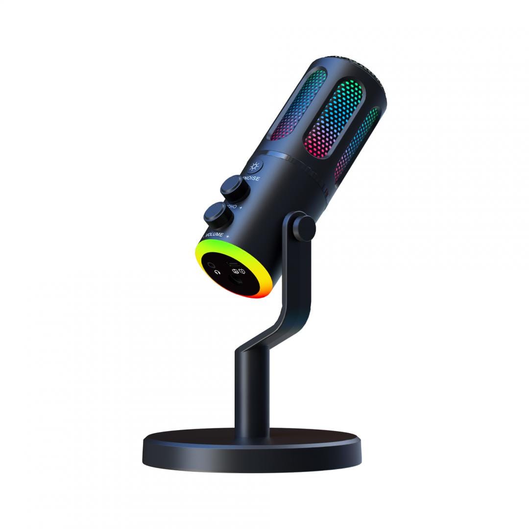 Microfon Gaming Serioux SU8 USB-C/3.5mm RGB Streaming - imagine 2